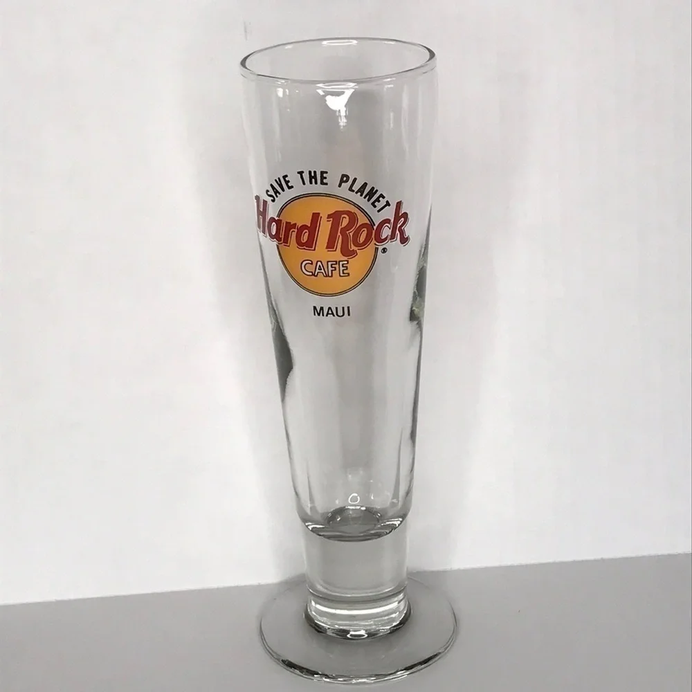 HARD ROCK CAFE MAUI PILSNER GLASS